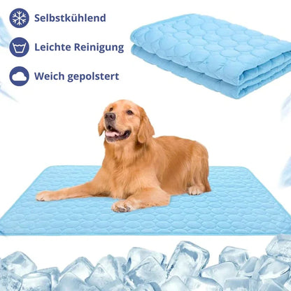 🔥🐶2026 Summer Hot Sale 49% OFF🧊Pet Cooling Ice Silk Mat – Summer Cooling Pet Bed Pad for Dogs and Cats, Breathable Washable Sleeping Cushion for Indoor and Outdoor Use, Lightweight Cooling Crate and Sofa Pet Mat