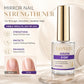 💅⏳LAST DAY SALE ONLY ￡6.99!!✨💜 Lilac Glossy Mirror Nail Strengthener – Fast Air-Dry, Chip-Resistant & Long-Lasting Aurora Finish-B