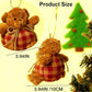 🎁Plaid Bear Ornaments on The Tree🐻🎄