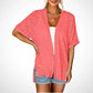 ⏰Last day sale 50% OFF🔥Womens Lightweight Cardigan 2026 Summer Short Sleeve Open Front Beach Coverup