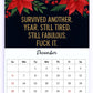 Christmas Pre Sale 49% OFF -👑 Fuck It Again – 2026 Calendar For Women Who’ve Had Enough