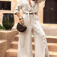 🎁2026 New Arrivals 50% OFF💥Women's Elegant Solid Color 2-Piece Set