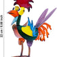 🐓 Colorful Metal Rooster Statue - Farmhouse, Patio, and Garden Decor