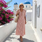 🌈2026 Summer Hot Sale 50% OFF!✨News vintage floral v neck maxi dress