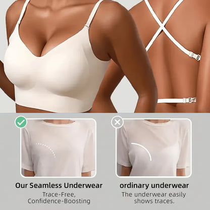 ⏰LAST DAY SALE ONLY ￡7.99!!💕🔥Women's Solid Color Wireless Backless Bra