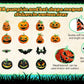 🎃 Luminous Halloween Magnetic Decor Set for Cars & Garage Doors 👻✨