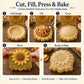 ⏳ Last Day 50% OFF – 🌸 8-Design Spring Garden Mini Pie Mold Collection | Reusable Embossed Molds for Shaping Detailed Bee, Butterfly, Ladybug, Sunflower, Cottage & More 🥧✨