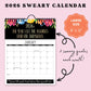 🏆Christmas Pre Sale 49% OFF - Here We F*cking Go Again: 2026 Swear Calendar for Tired-Ass Women