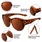 🔥LAST DAY 49% OFF - 🕶2026 New Oversized Cat Eye Sunglasses Polarized UV400 Protection