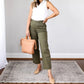 👖LAST DAY SALE 50% OFF🔥Stretch Twill Cropped Wide Leg Pants