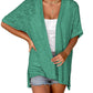 ⏰Last day sale 50% OFF🔥Womens Lightweight Cardigan 2026 Summer Short Sleeve Open Front Beach Coverup