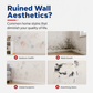 Waterproof Wall Repair Paste with Integrated Small Roller Brush
