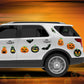 🎃 Luminous Halloween Magnetic Decor Set for Cars & Garage Doors 👻✨