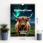 🏆Christmas Pre Sale 49% OFF -🐮2026 Highland Cattle-kalender📅