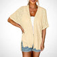 ⏰Last day sale 50% OFF🔥Womens Lightweight Cardigan 2026 Summer Short Sleeve Open Front Beach Coverup