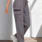 👖  NOW! 🎒 Women's Drawstring Cargo Pants – Breathable, Pockets & Straight Leg – Relaxed Fit, Easy Movement ✨