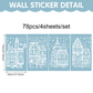 🔥Last Day 50% OFF - Christmas Village Window Stickers for Glass（4 PCS）