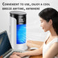 ❄️New Evaporative Air Conditioner - Compact USB Desk Fan, 300ml Tank Personal Cooler, Adjustable Speed Settings, Timer, Quiet, Portable Design Bedside | Small Room Cooling Fan For Home Travel Outd