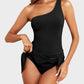 ⏳LAST DAY SALE 50% OFF💕⛱️One Shoulder Skirted One Piece Swimsuit