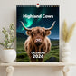 🏆Christmas Pre Sale 49% OFF -🐮2026 Highland Cattle-kalender📅