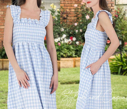 🎉LAST DAY SAEL 60% OFF!!✨💃Women's Vintage Plaid Clashing Dresses