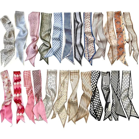 🌸Summer Hot Sale 50% OFF💖Women's 24-Count Fade-Proof Silk-Like Multifunctional Fashion Accessories Set