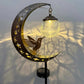 🌸Summer Hot Sale 50% OFF🌙✨Hummingbird Moon Solar Garden Stake Light