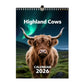 🏆Christmas Pre Sale 49% OFF -🐮2026 Highland Cattle-kalender📅
