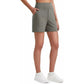 Women's High-Waisted Athletic Bermuda Shorts with Pockets – Running, Yoga, Summer Casual Activewear（Buy 2 Free Shipping）