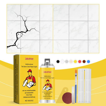 🔥Quick-Drying Tile Repair Glue Full DIY Kit – Fix Tile Cracks Permanently in Minutes, No Professional Help Needed!✨