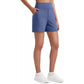 Women's High-Waisted Athletic Bermuda Shorts with Pockets – Running, Yoga, Summer Casual Activewear（Buy 2 Free Shipping）