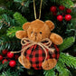 🎁Plaid Bear Ornaments on The Tree🐻🎄