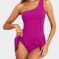 ⏳LAST DAY SALE 50% OFF💕⛱️One Shoulder Skirted One Piece Swimsuit