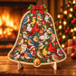 🎄 ✨ Intricate Christmas Keepsake Wooden Puzzle Ornaments – Artistic Festive Tabletop Décor