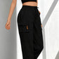 👖  NOW! 🎒 Women's Drawstring Cargo Pants – Breathable, Pockets & Straight Leg – Relaxed Fit, Easy Movement ✨