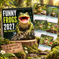 🎉 🐸Funny Frogs 2027 Wall Calendar – Cute Humorous Frog Calendar, Quirky Amphibian Gift, Nature & Wildlife Decor