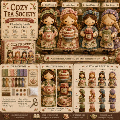 🎁Last Day:69% OFF🧵 Tiny Worlds Collection – Patchwork DIY Kit Series