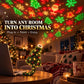 ✨ Christmas Pattern Projector – Waterproof LED Holiday Light for Patio, Wall & Party Decoration