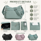 ⏰LAST DAY SALE 65% OFF！🎒 Multi-Pocket Campus Nylon Crossbody Bag