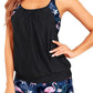 🏖️2026 Hot Sale 49% OFF🩱Sexy Leopard Cross Back Two-Piece Tankini Swimsuit