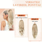 Voluminous Layered High Ponytail Extension – Instant Glam Hairpiece ✨