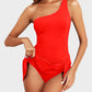 ⏳LAST DAY SALE 50% OFF💕⛱️One Shoulder Skirted One Piece Swimsuit