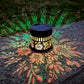 Solar Mandala Wall Light | Outdoor Garden Fence Projector Lamp 🪐🌌
