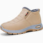 Winter Thickened Fleece Lined Snow Boots Slip On Casual Warm Walking Shoes for Men and Women