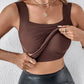 🔥Last Day-Buy 1 Get 1 Free!🎁50K+ SOLD! Almost Gone ✨🎁💐Women's U Neck Thermal Tank Tops with Built-In Bra
