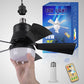 ⏳LIMITED TIME SALE 50% OFF🌀40W LED Ceiling Fan Light – 20.5” Ultra-Quiet with Remote 🎯 | E27 + FREE B22 Adapter 🔌 | For Bedroom 😴, Kitchen 👩‍🍳 & Garage 🛠️ – UK Ready! 🇬🇧