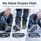 Winter Thickened Fleece Lined Snow Boots Slip On Casual Warm Walking Shoes for Men and Women