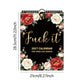 🌸🗓️ 2027 Funny Swear Word Wall Calendar – "F*ck It" Floral Calendar for Tired-Ass Women 😂✨