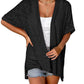 ⏰Last day sale 50% OFF🔥Womens Lightweight Cardigan 2026 Summer Short Sleeve Open Front Beach Coverup