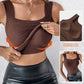 🔥Last Day-Buy 1 Get 1 Free!🎁50K+ SOLD! Almost Gone ✨🎁💐Women's U Neck Thermal Tank Tops with Built-In Bra